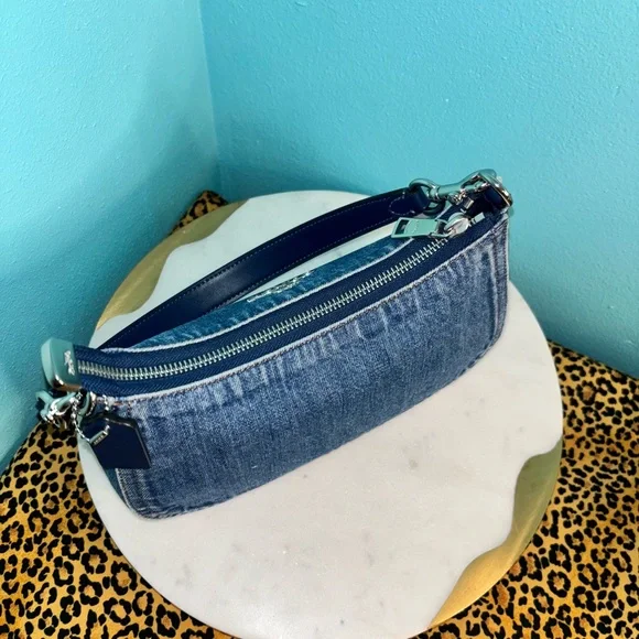 Coach Denim Shoulder Bag - Picture 3 of 9